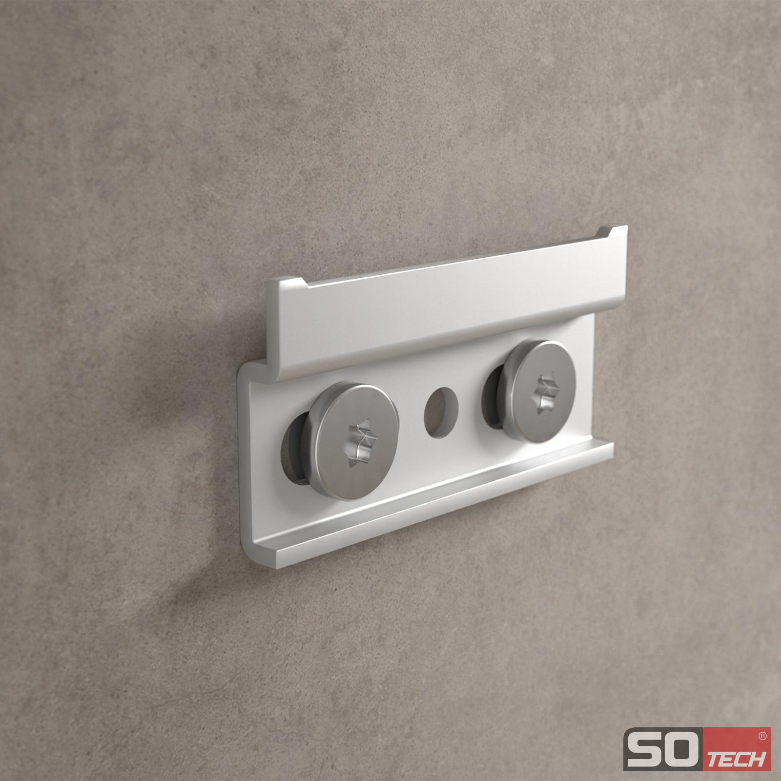 SOTECH 50 x Schrankaufhänger weiß Wandhalterung Schrankhalterung Tragkraft 120 kg | SET KOMPLETT