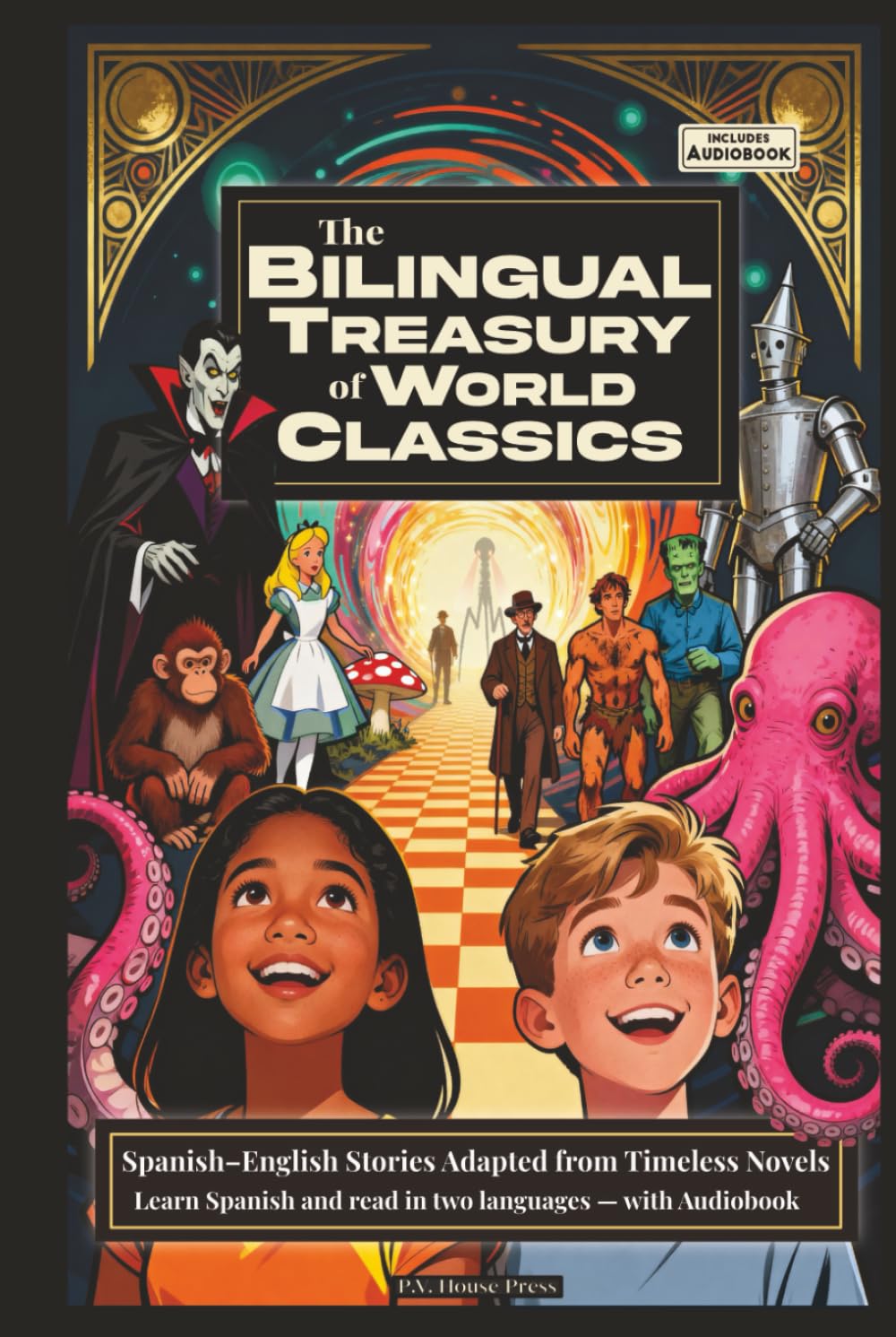 The Bilingual Treasury of World Classics: Spanish–English Stories Adapted from Timeless Novels — A Simple Way for Kids or Beginners to Learn Spanish .