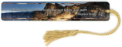 Stephen King - Marcapáginas de madera con fotografía del Parque Nacional de Yosemite de Mike DeCesare - También disponible con personalización,