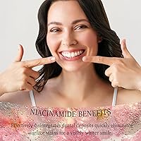 Vista 5 de Pasta de dientes blanqueadora de niacinamida, pasta de dientes blanqueadora probiótica triple blanca, sin flúor, alivio de la sensibilidad, fórmula