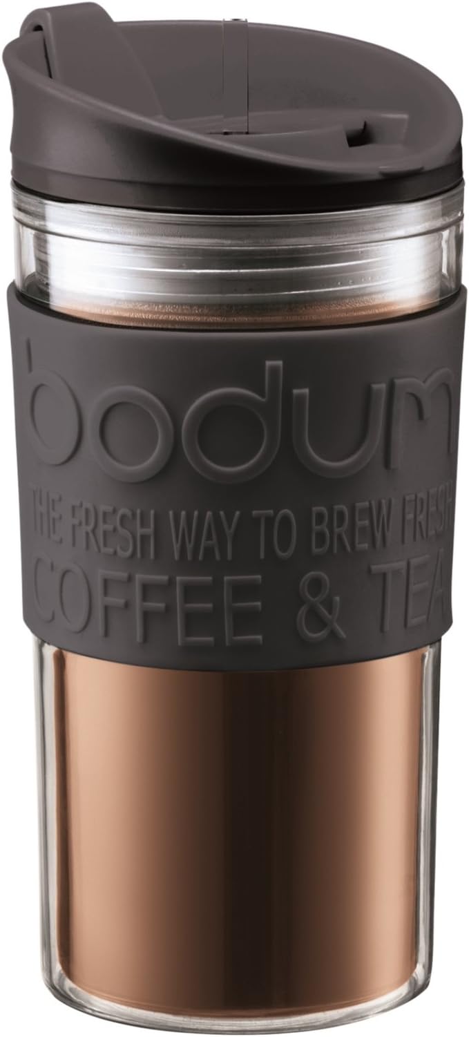 11103-01S Travel Mug, Black, 0.35 Litre, 1 Count (Pack of 1)