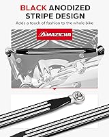 Vista 4 de Amazicha Varillaje de cambio negro compatible con Harley Davidson Softail Touring Road King Electra Glide Road Glide 1980-2024