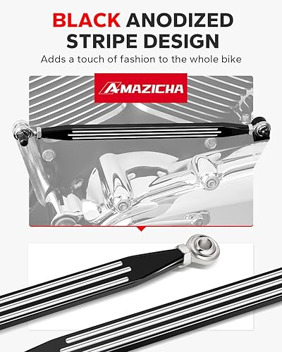Vista 10 de Amazicha Cambio de palanca de cambios negro compatible con Harley Davidson Electra Glide Street Glide Tour Glides Trikes 1980-2023