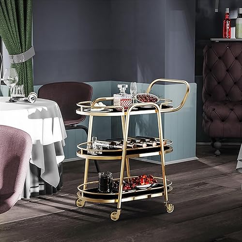 Miniatura 7 de Rueda giratoria de vástago dorado de 3 pulgadas, ruedas para carrito de restaurante de hotel, suave y silencioso. 4 sin freno, vástago roscado de