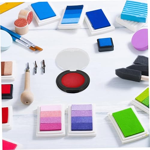 Miniatura 9 de Almohadilla de huellas dactilares Almohadilla de sello de huella digital sin tinta para Notary Black Roller Fingerprint