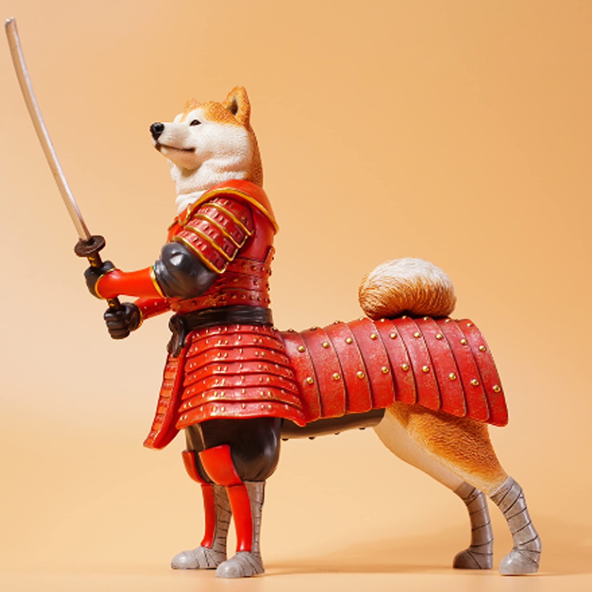 Amazon.com: MMOS X JXK Samurai Shiba Inu with Samurai Sword Dog
