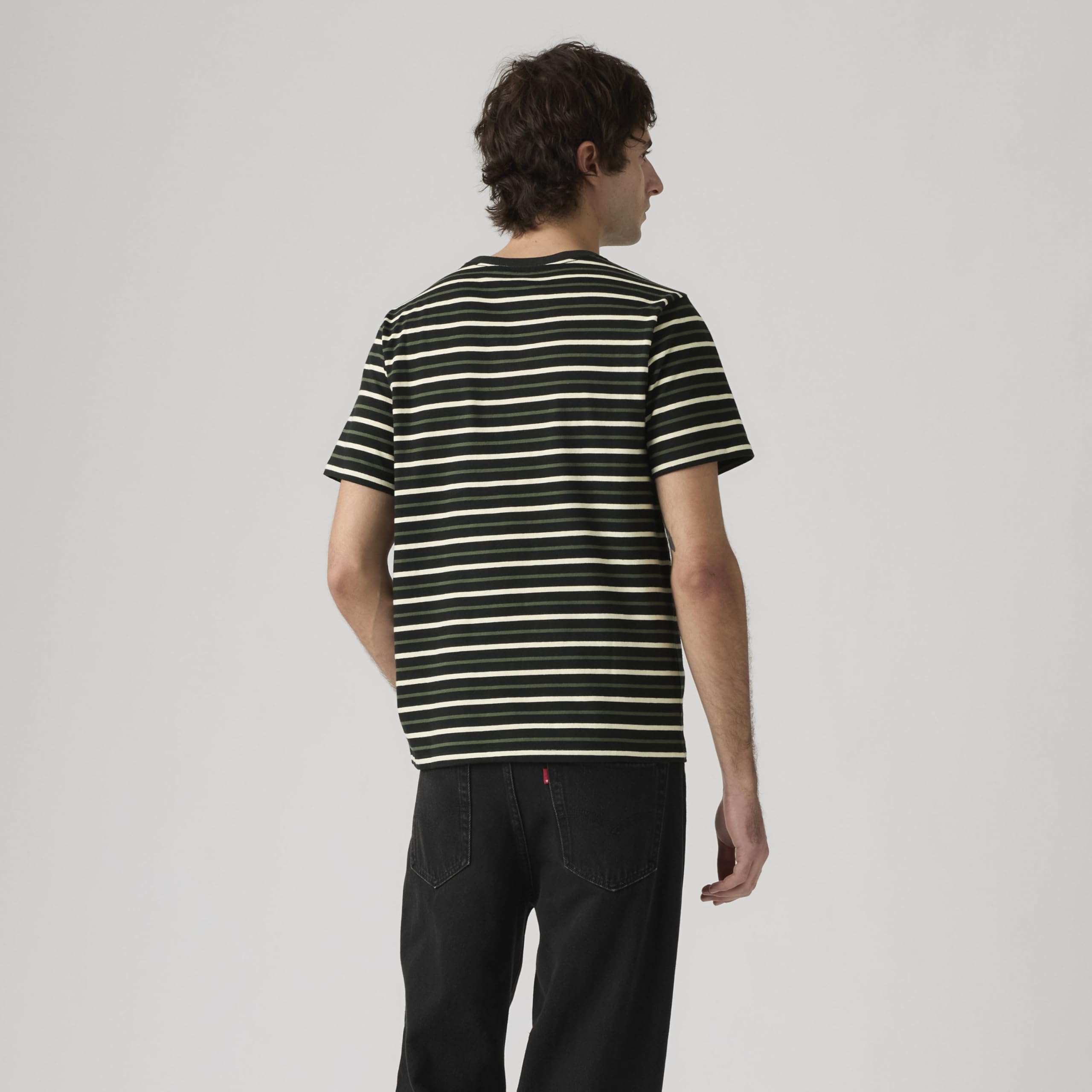 Ss Original Hm Tee Andor Stripe Jet Blac – Ansicht 2