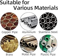 Vista 5 de Grifo de rosca UNEF de 5/16"-36 con broca de 0.287 in, 5/16" X 36 HSS Macho de rosca y taladro giratorio de mango recto Φ 0.28