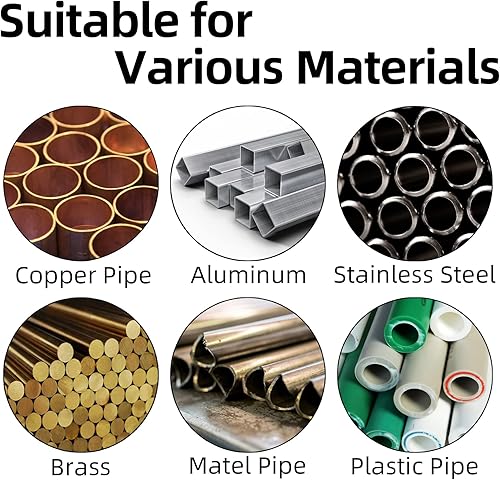 Miniatura 5 de Aceteel Grifo de rosca UNEF de 516"-36 con broca de 0.287 in, 516" X 36 HSS Macho de rosca y taladro giratorio de mango recto  0.28"