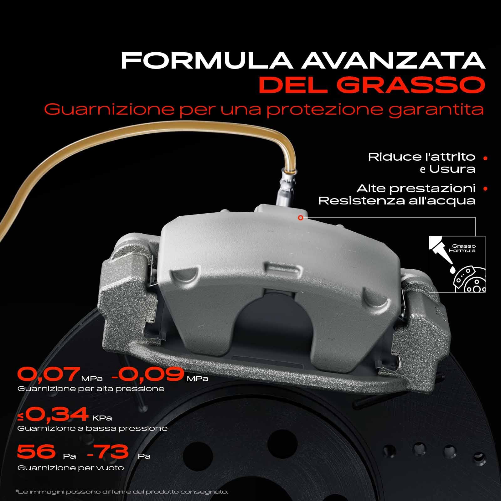 Frankberg Pinza Freno Asse Posteriore Sinistra Fusione di allum.i.n.io Compatibile con Au.ris E15 E18 Coro.lla E12 E15 E18/ZRE1 Au.ris E18 Replace# 4785002100
