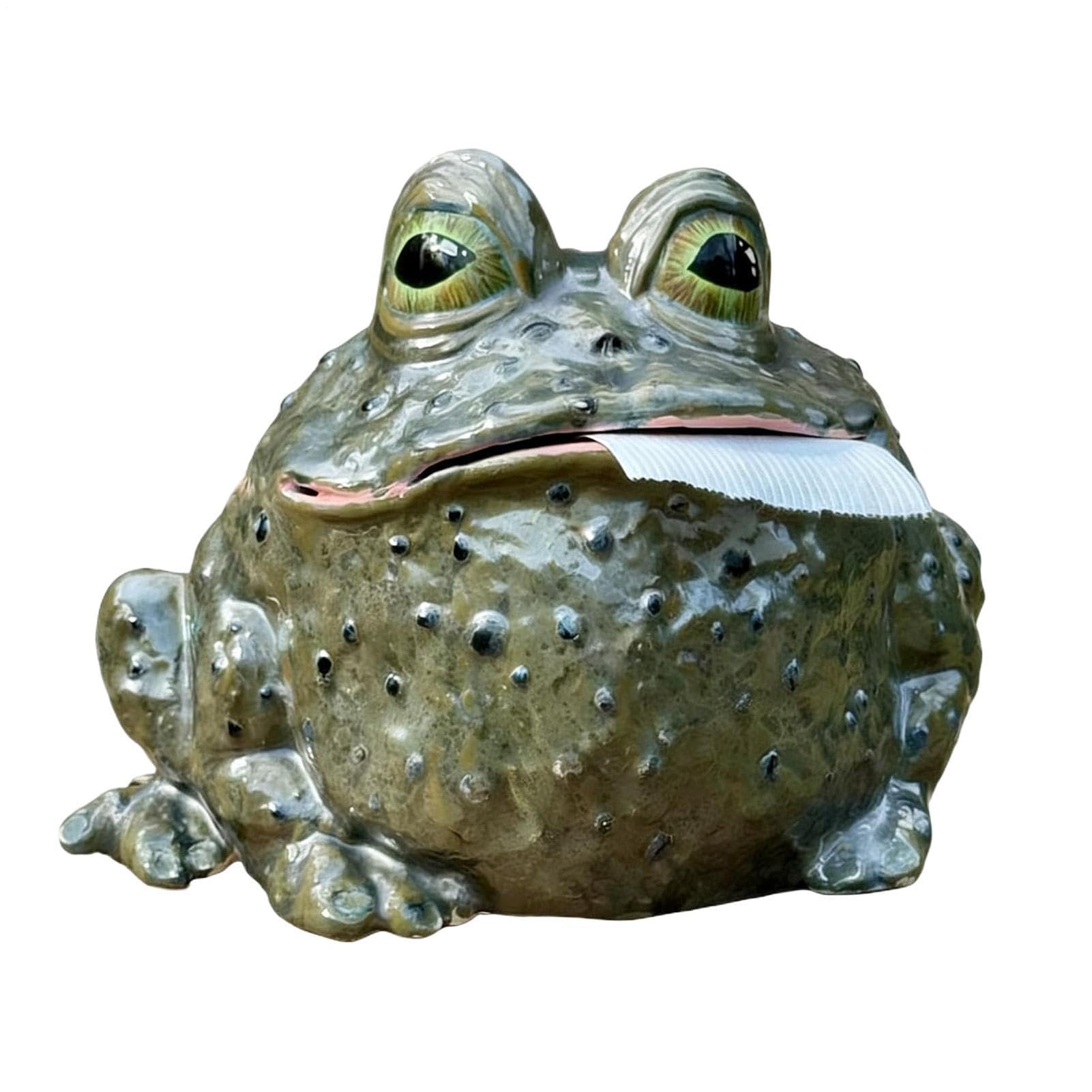 Dispensador de papel higiénico Toad para decorar baños rústicos y hogares originales