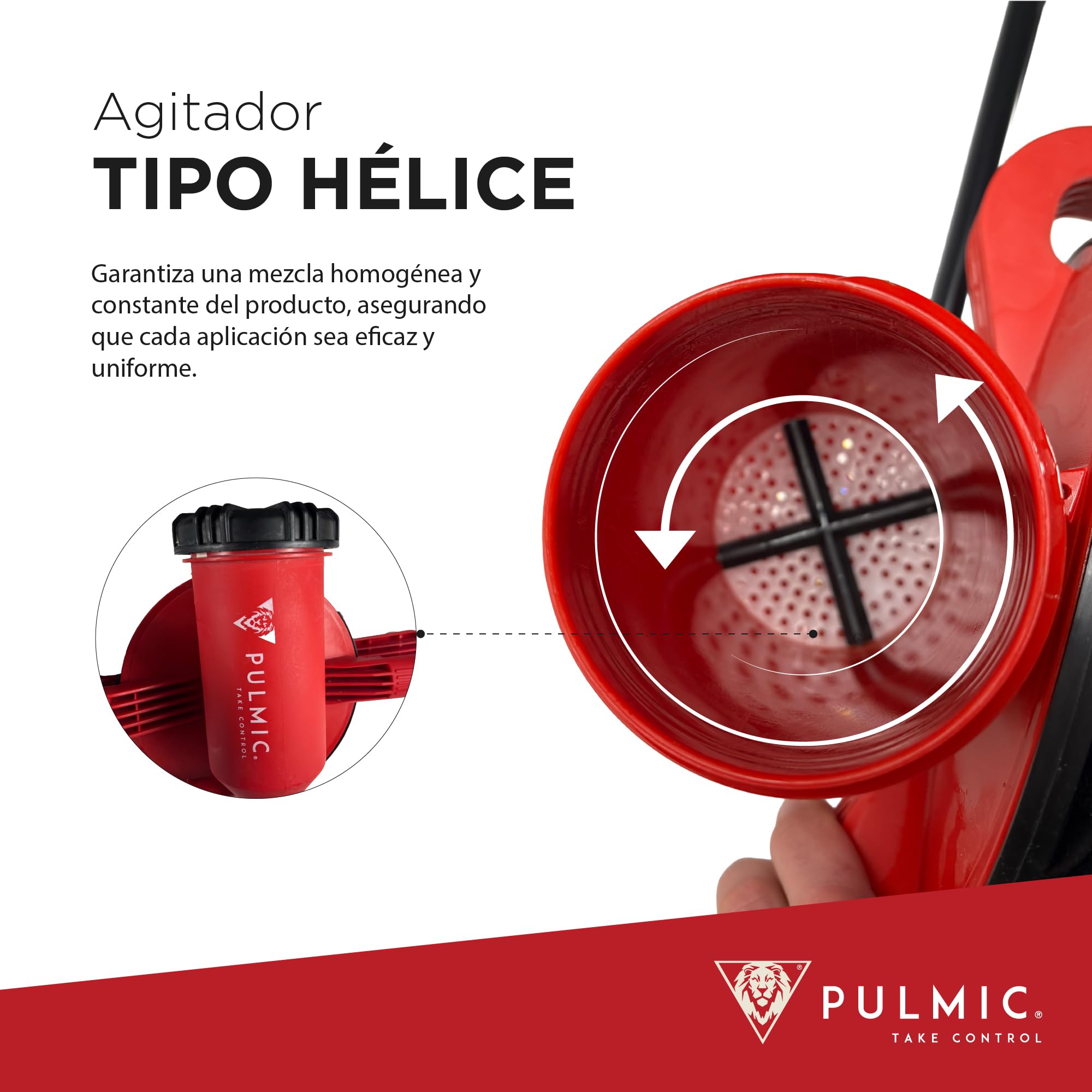 Espolvoreador Azufre, Tierra de Diatomeas e Insecticidas .Pulverizador de Polvo con Agitador, Boquilla y Tubo Orientable .Fuelle para Fumigar Polvo con Agitador. Azufradora 1,5kg Fabricado en España