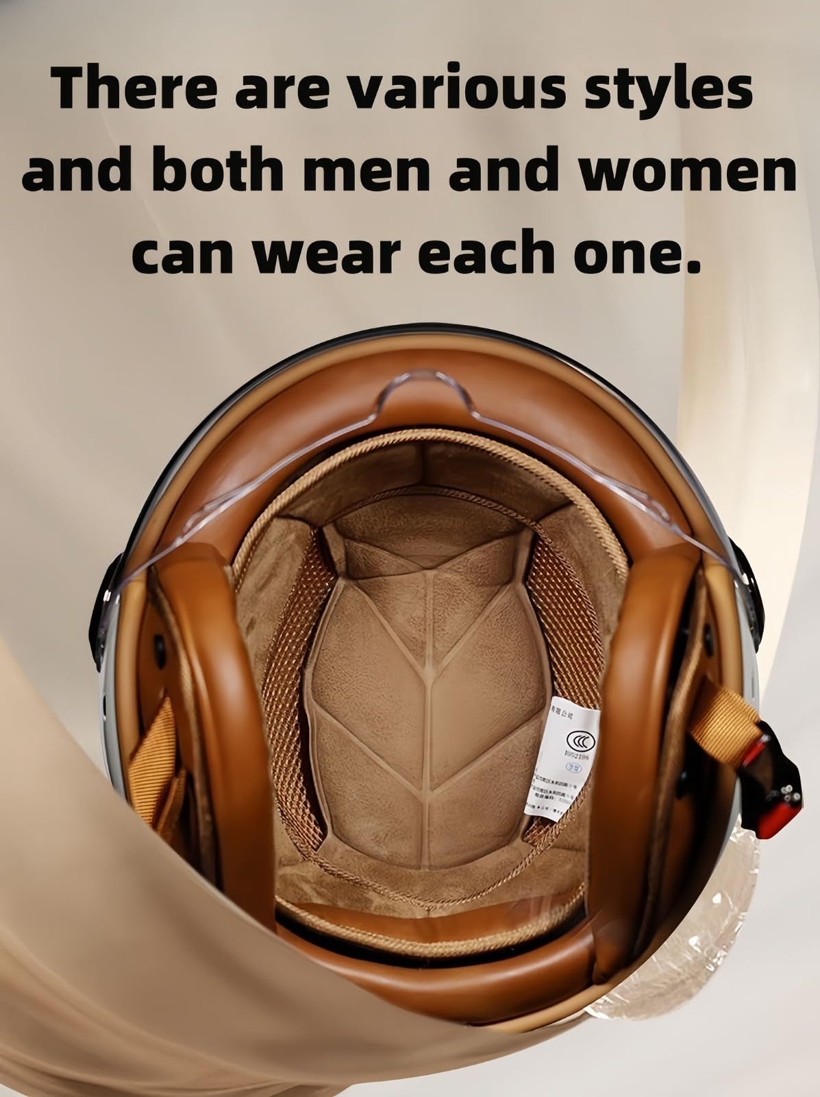 Casco De Motocicleta Abierto 3/4, Gafas, Forro Cómodo, Orejeras, Certificación ECE, Casco De Protección para Scooter, Bicicleta, Chopper, Casco para Adultos Y Hombres