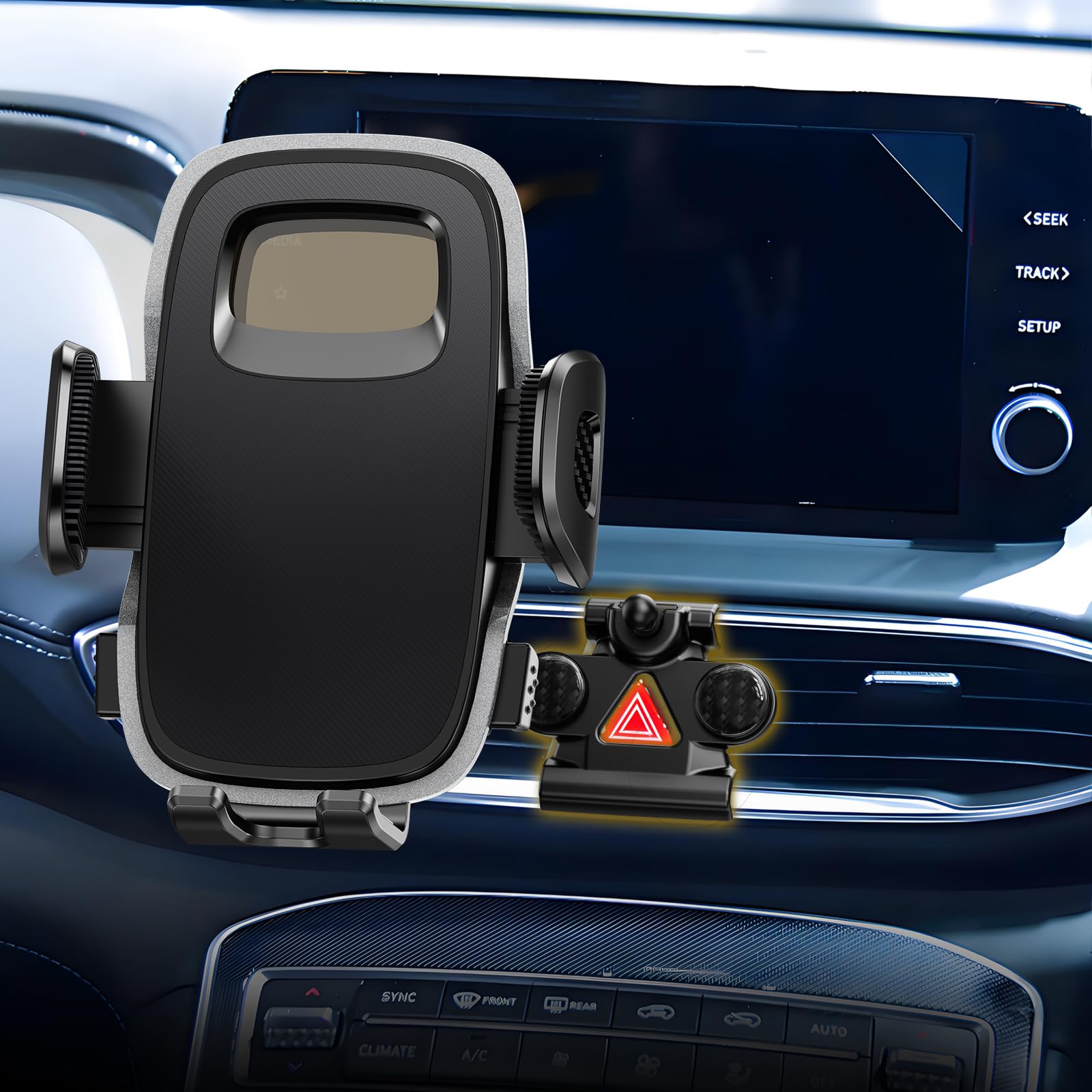 ELOHEI Car Phone Mount Compatible with Hyundai Santa Fe Phone Holder Compatible with Hyundai Santa Fe 2019 2020