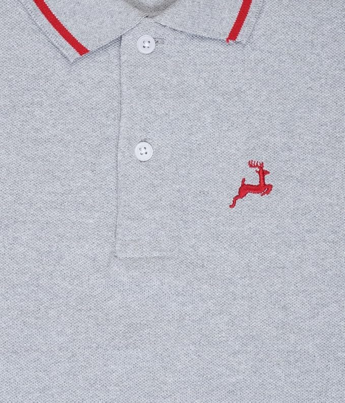 Image of Cloth Theory Boys Cotton Polo T-Shirt for Kids Regular Fit Half Sleeve Casual Summer Polo Neck T-Shirt