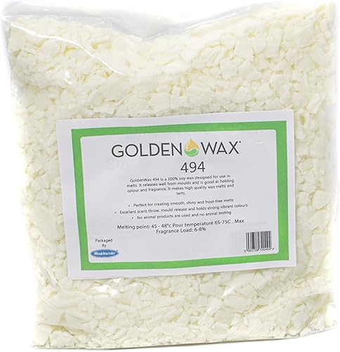 Golden Wax Soja para Melts 494, Blanco, 26.46 oz