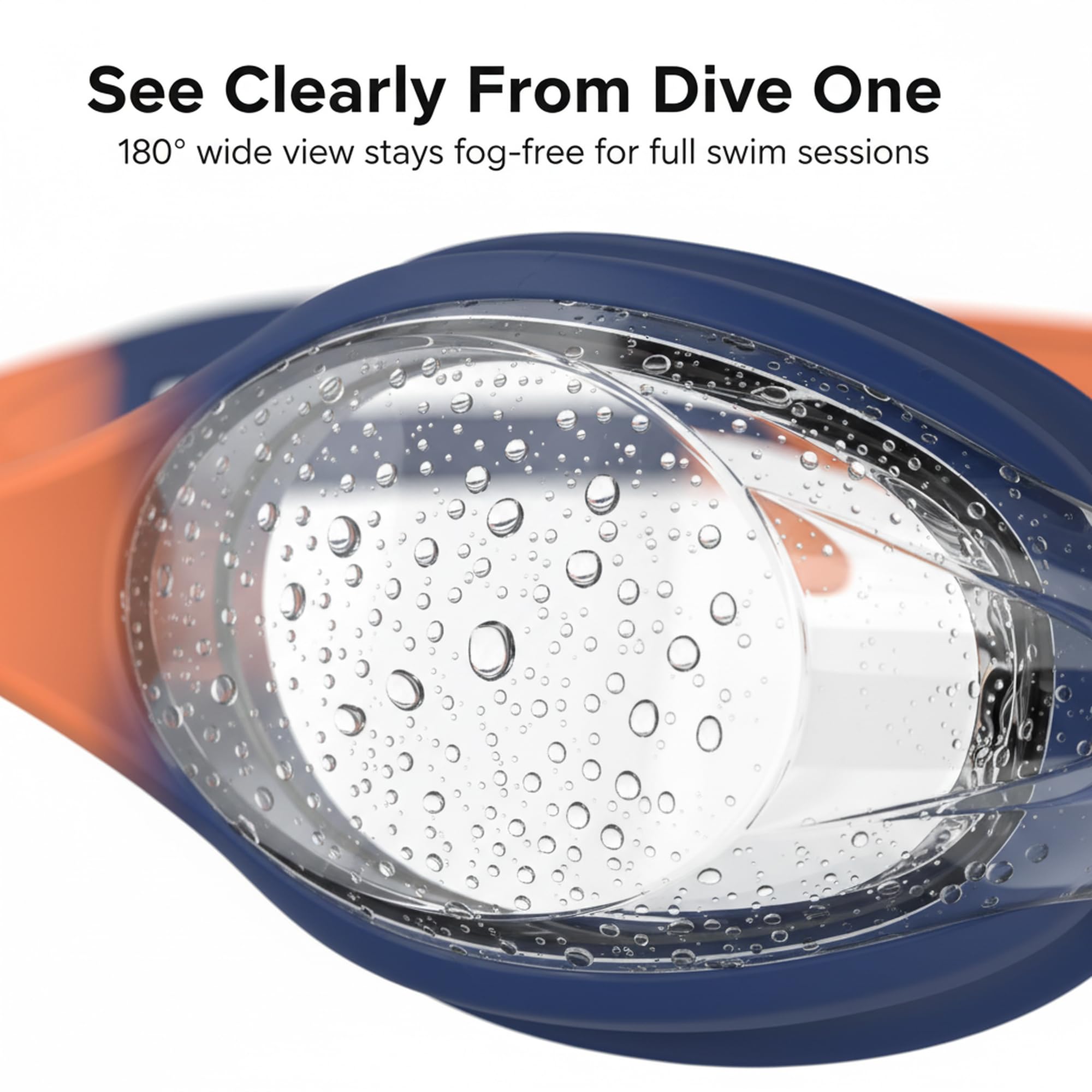 Seaflar Lunettes de natation enfants HD anti-buée: Protection UV | Bandeau élastique monobloc | Joint en silicone | Unisexe (3-14 ans) - 5