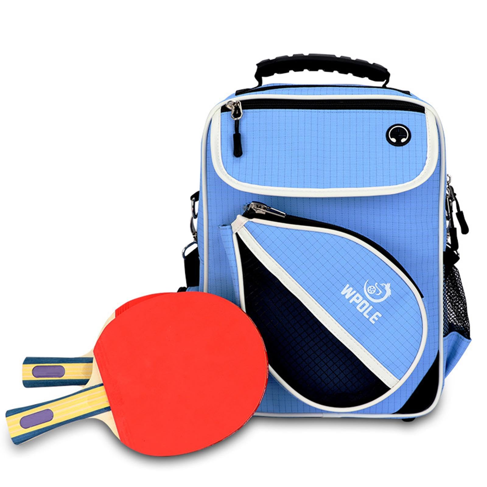 Borsa da Pong, Borsa Multifunzionale per Riporre La Racchetta, Borsa a Tracolla Impermeabile E Portatile con Tracolla Rimovibile, Adatta a Donne