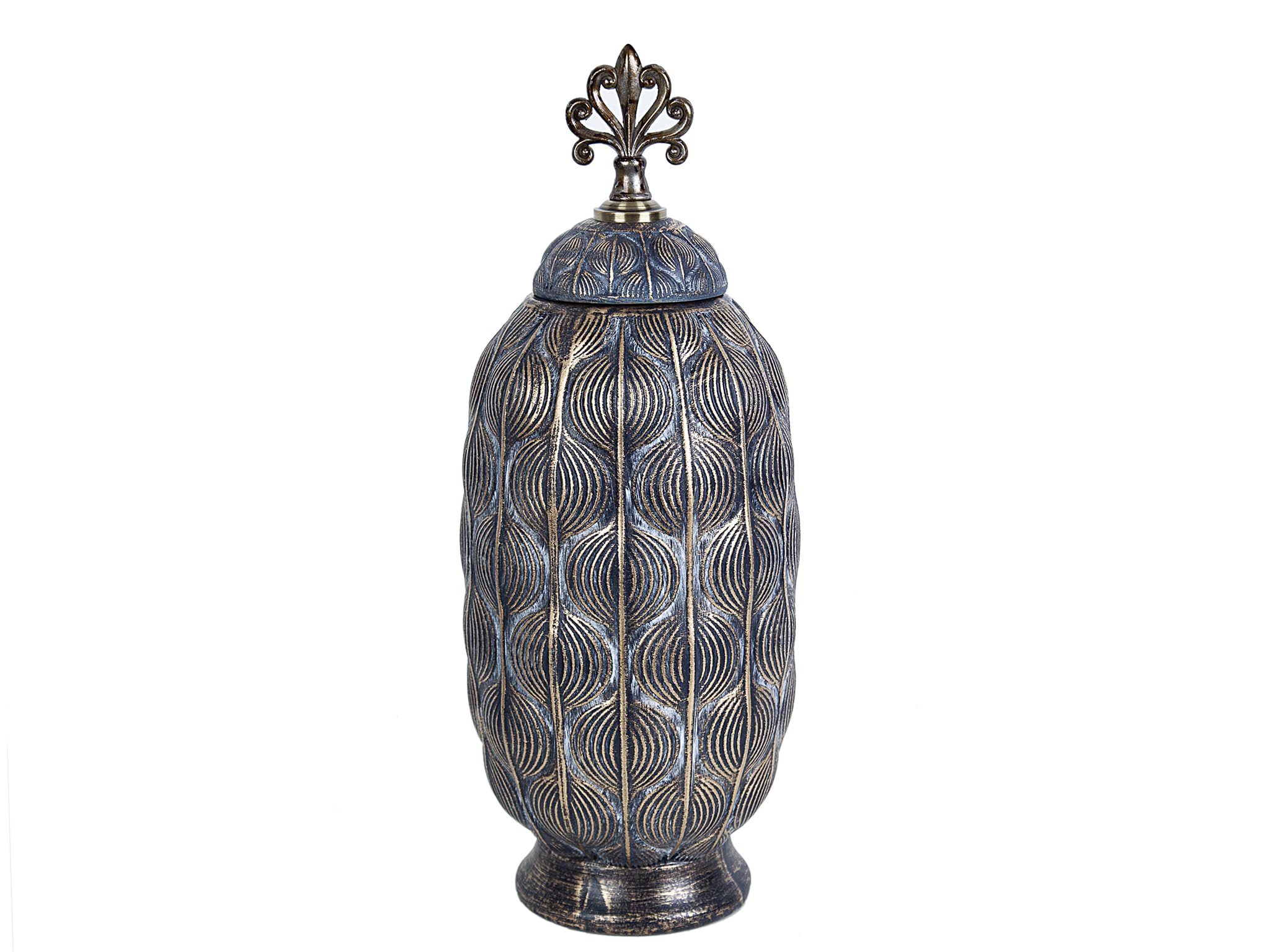 Bote ceramica tapa metal pour sublimer votre table basse