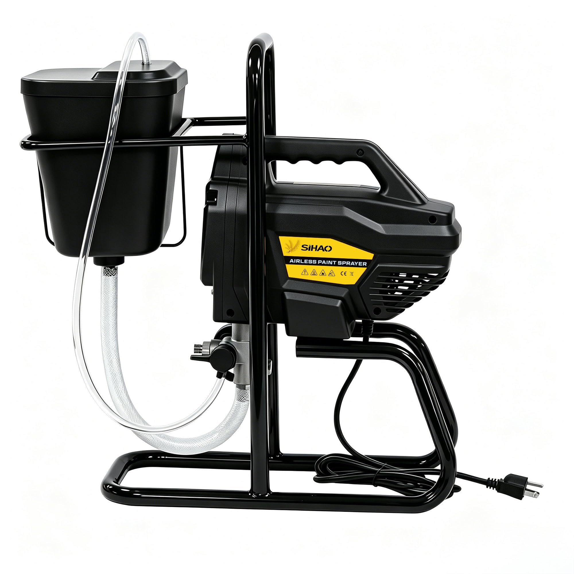 Spruzzatore Vernice Airless 650W 2900 PSI, Pompa Verniciatura Senza Aria con Pistola X-450 e Ugello 517, Tubo Prolunga 30 cm, Serbatoio 20 GAL Occhiali Protettivi (DP-X6V)