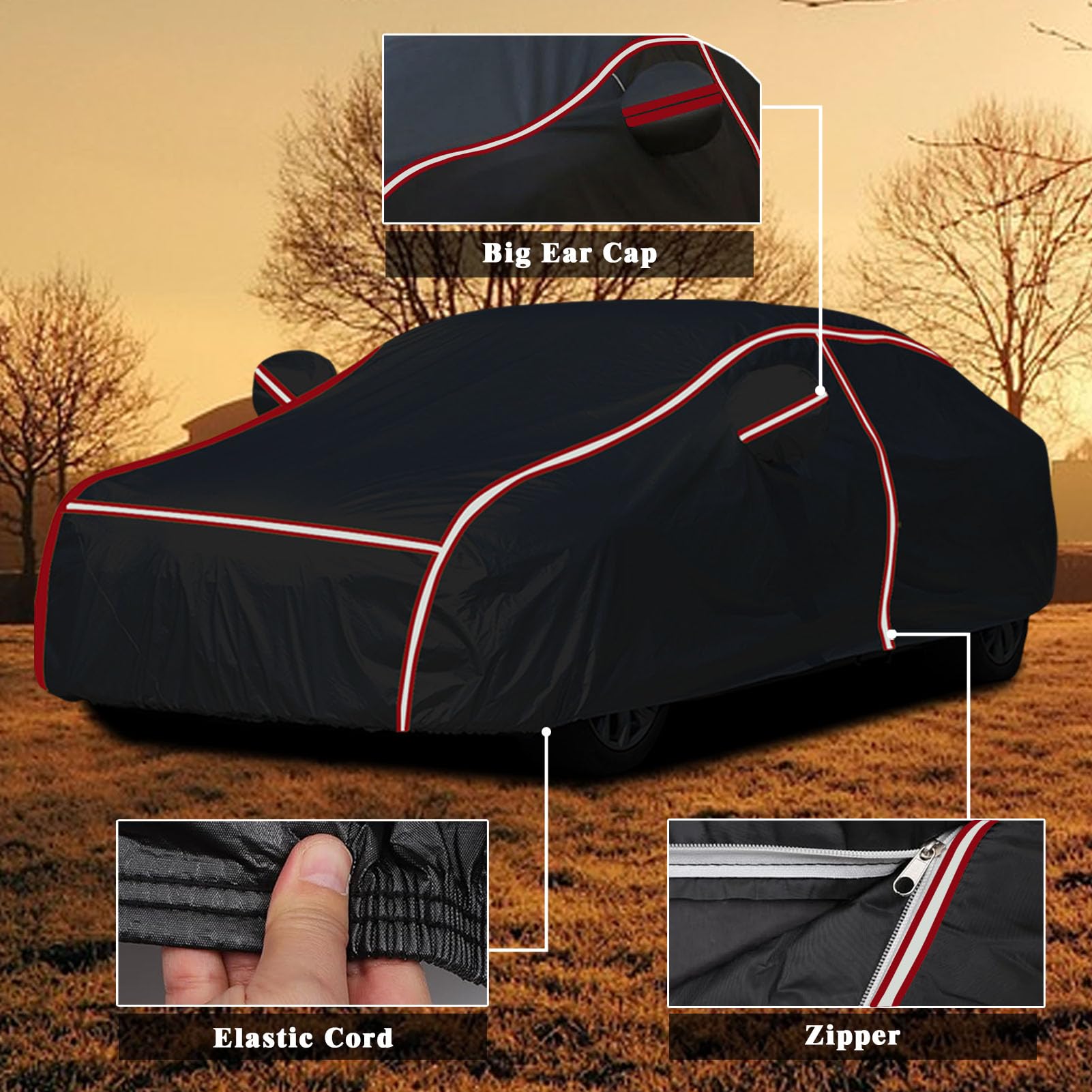 Hail Protection Car Cover For Toyota Land Cruiser J15 2013 2009-,All - View #12