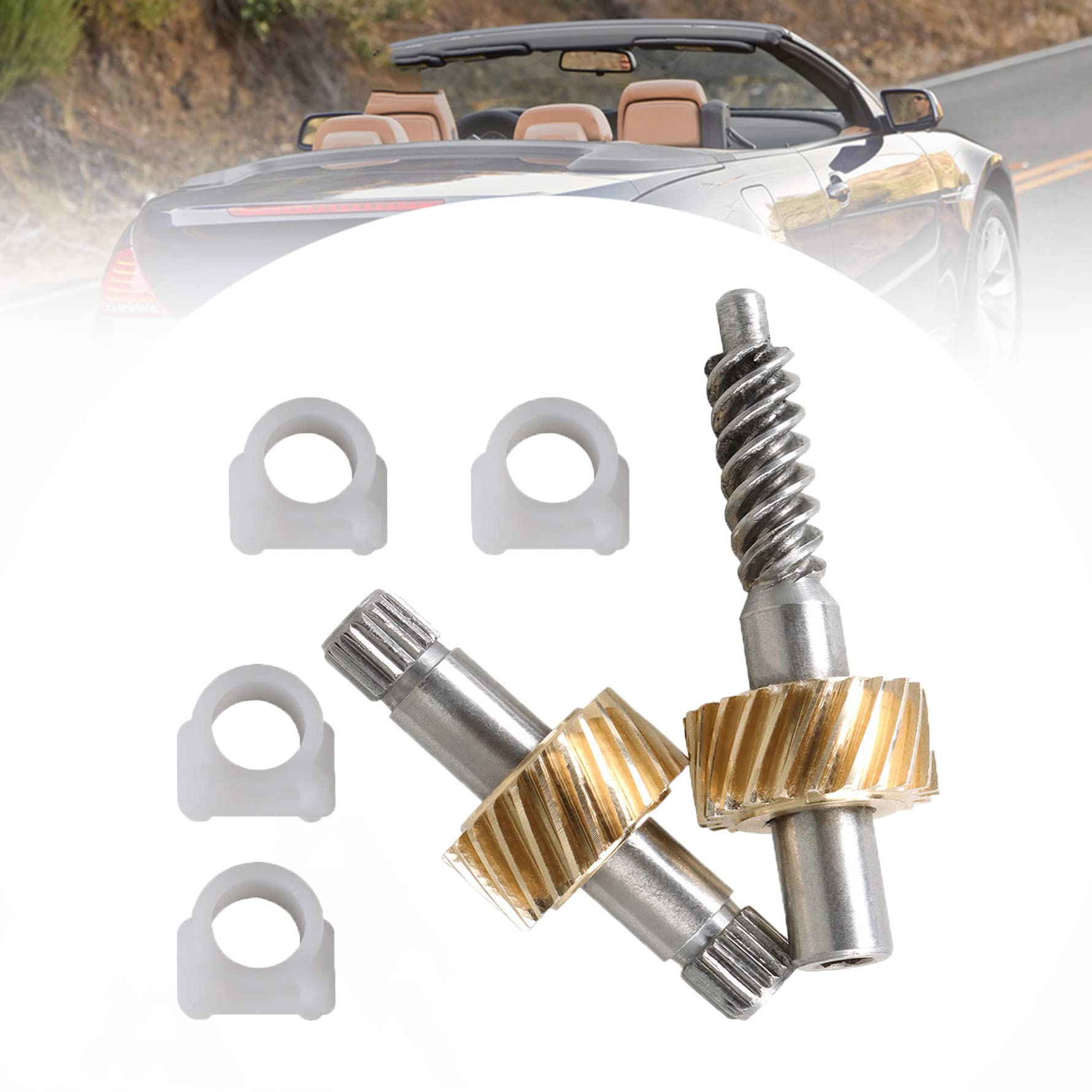 Convertible Top LAT-ch Motor Gear Repair Kit 67618370816 Replacement for 2000-2010 E36 E46 E64 323Ci 325Ci 330Ci 645Ci 650i M3 M6