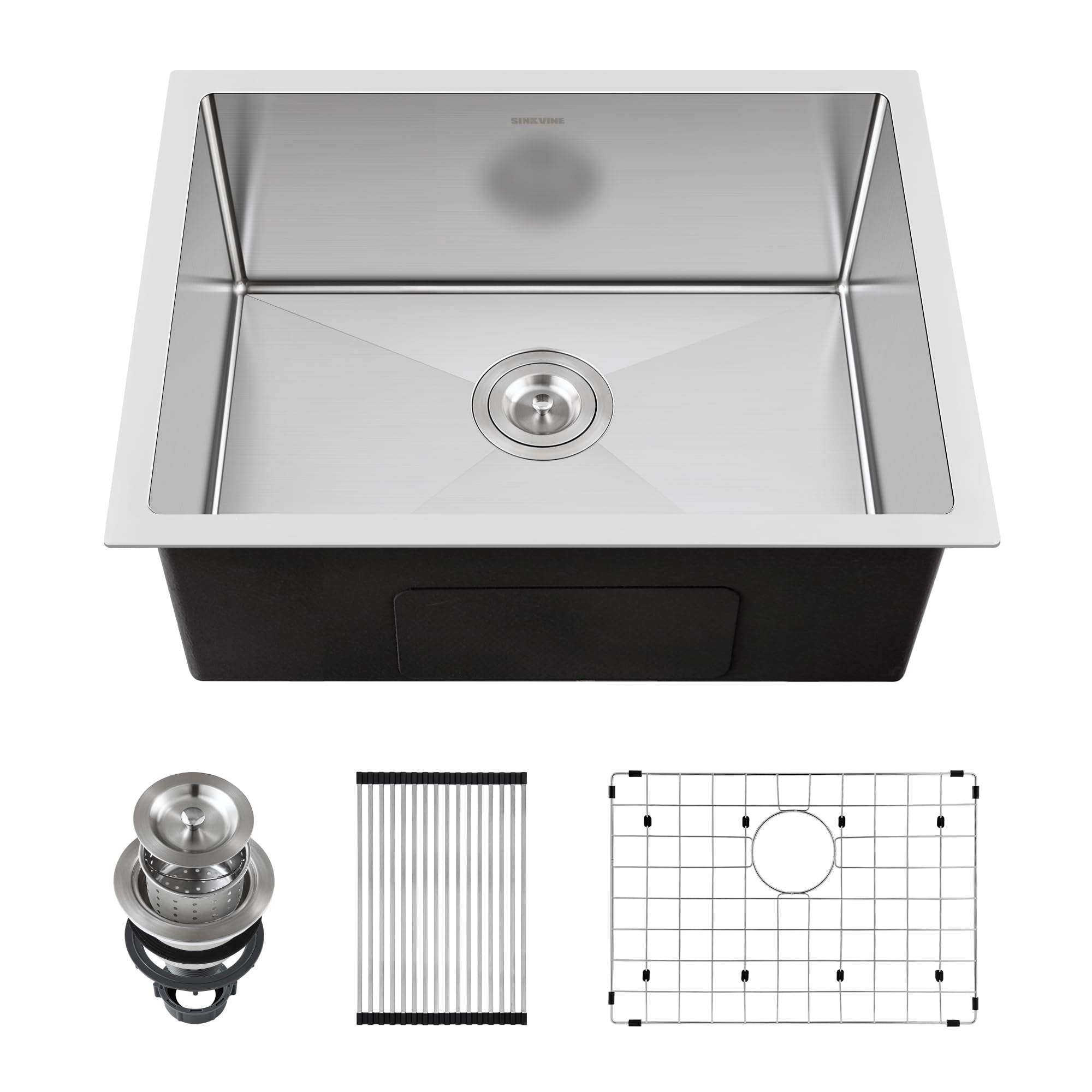 22-Inch Undermount Kitchen Sink, SINKVINE 22