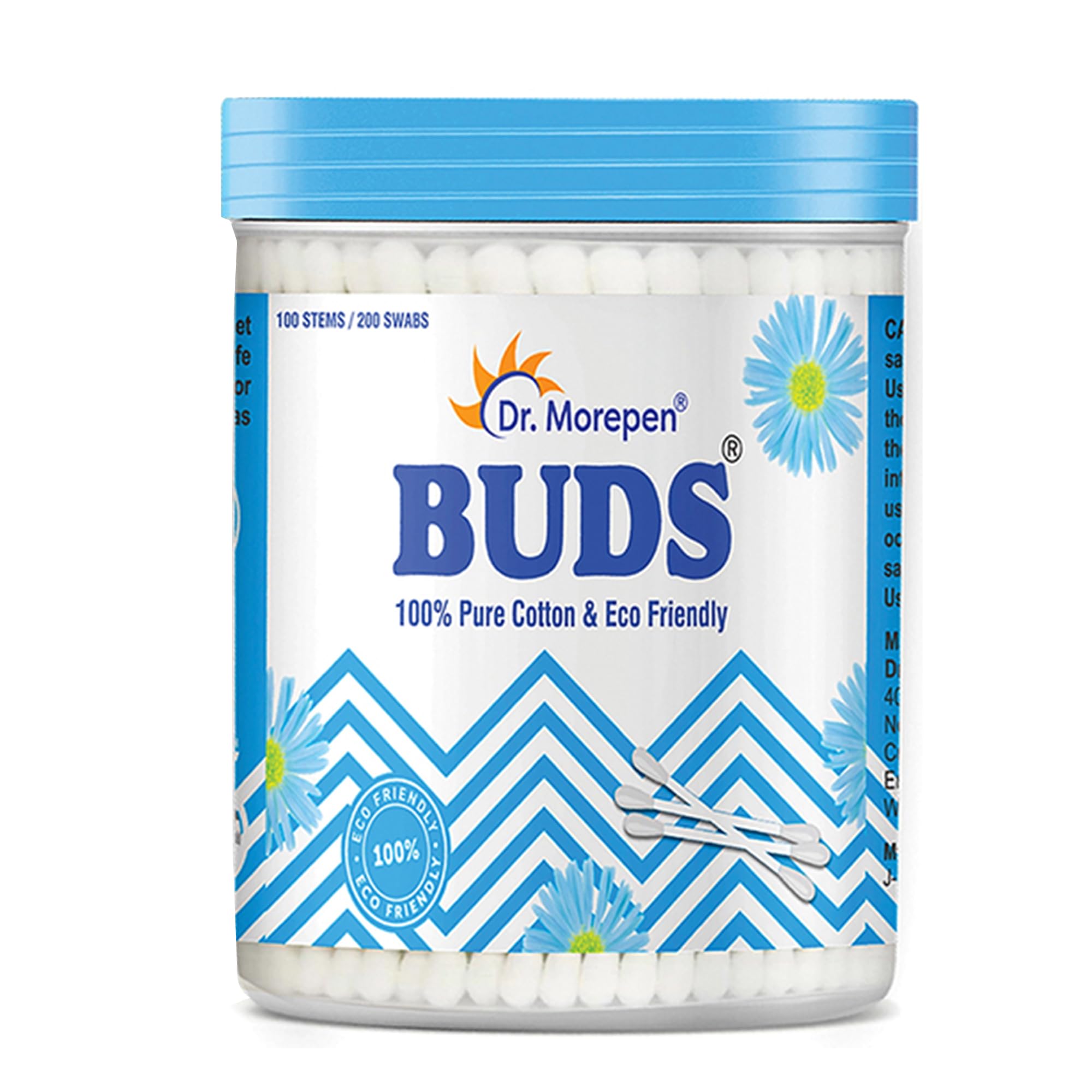 DR. MOREPEN COTTON BUDS 100 Pieces Ear Q-tips (100% Pure)-image-28