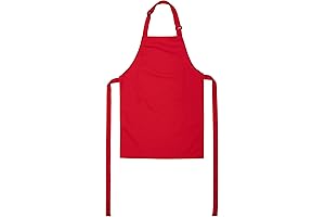 Kids Red Apron: Perfect for Young Chefs!