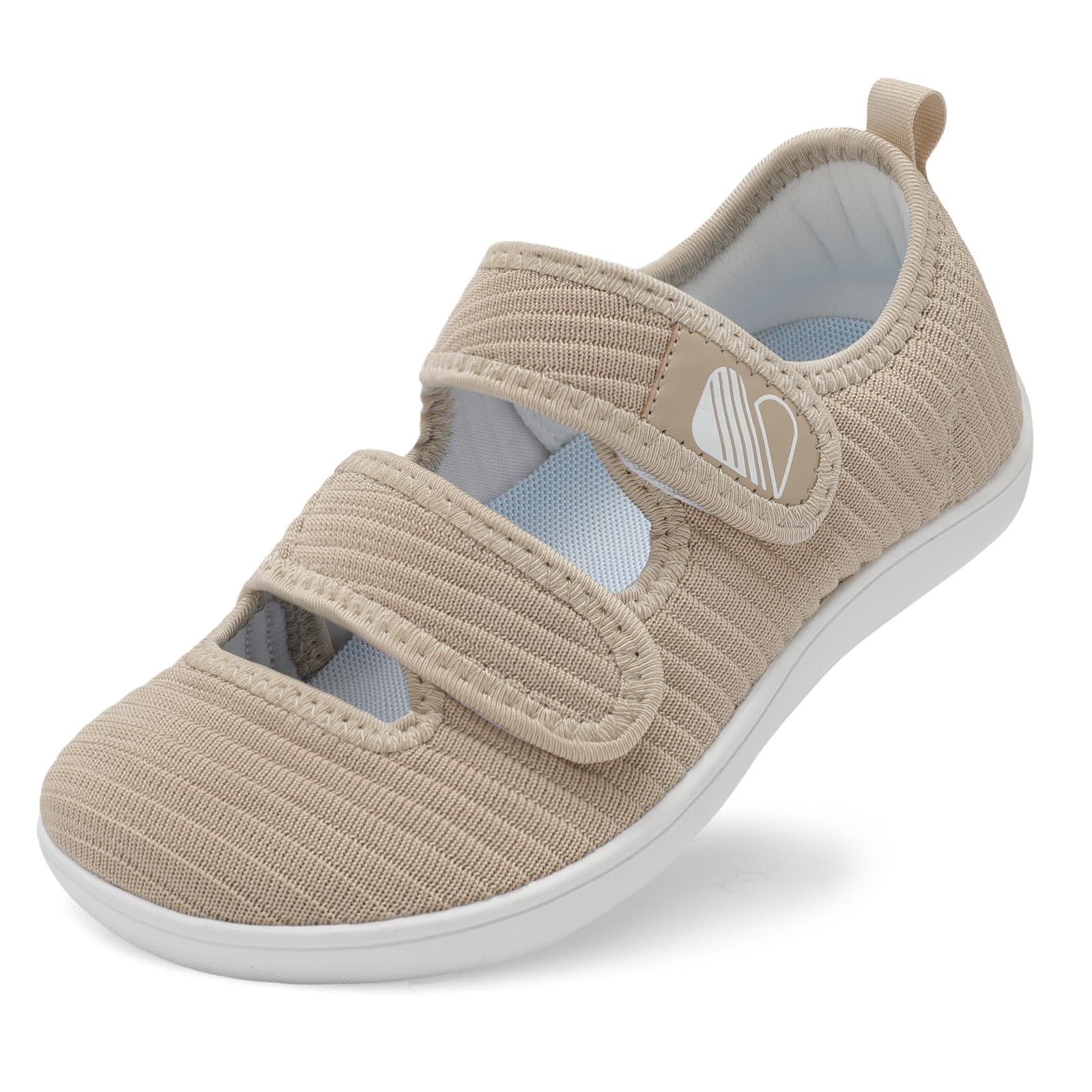 Besroad Zapatos para caminar para mujer, zapatos anchos para diabéticos, ajustables, informales, transpirables, sin caída, para artritis, edema, para interiores y exteriores