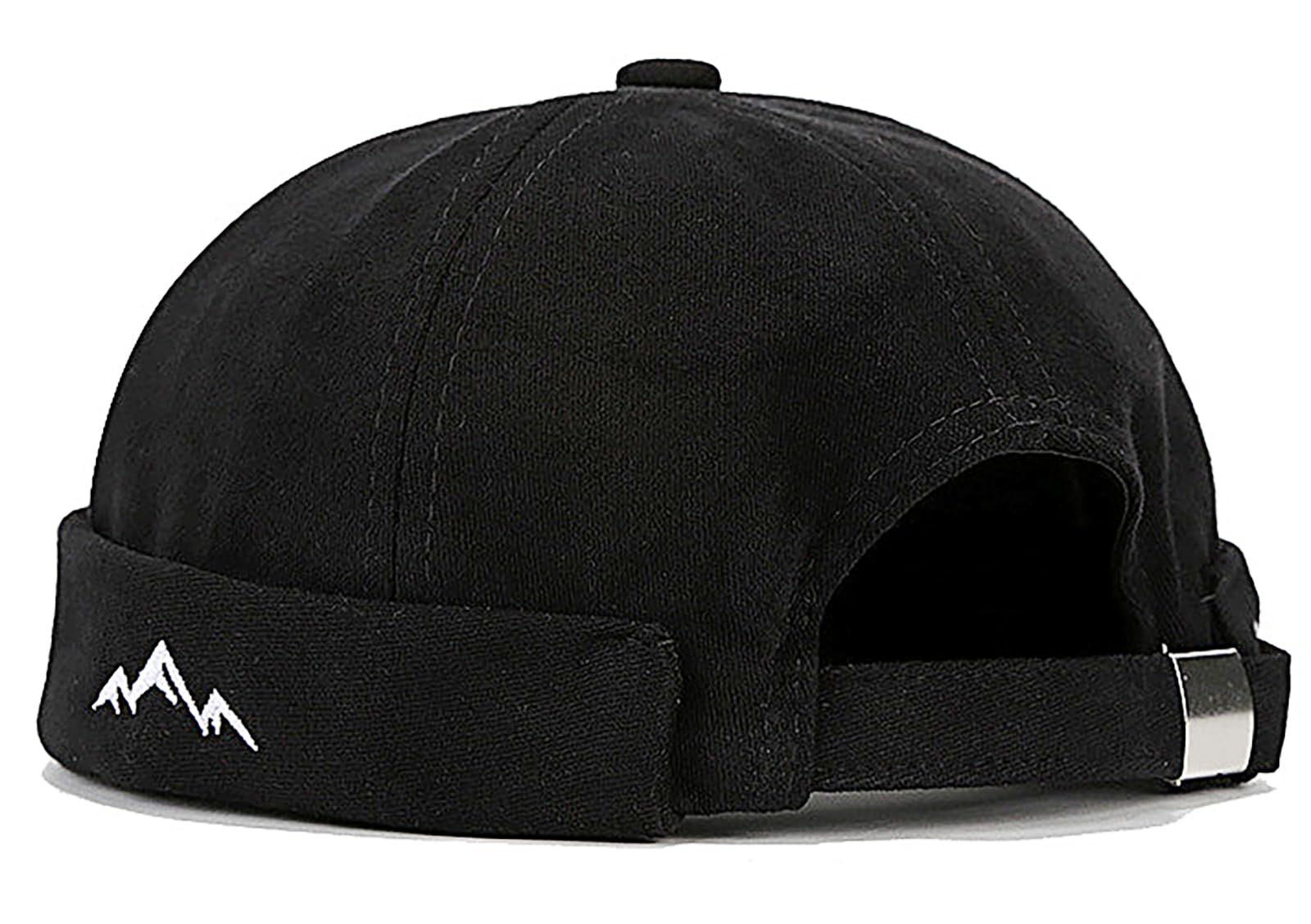 malaxlx Mens Docker Hat Cap Brimless Hats Beanie Skull Cap Worker Sailor Cap Rolled Cuff Retro Adjustable-picture-22