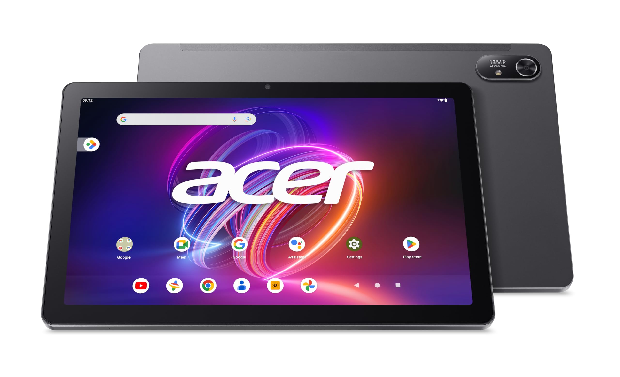ACER Tablet Iconia Tab 11-11.6" 2K QLED Screen, Octa-Core MT8781, 8GB RAM, 256GB Storage, Android 14 OS + Custodia a portafoglio