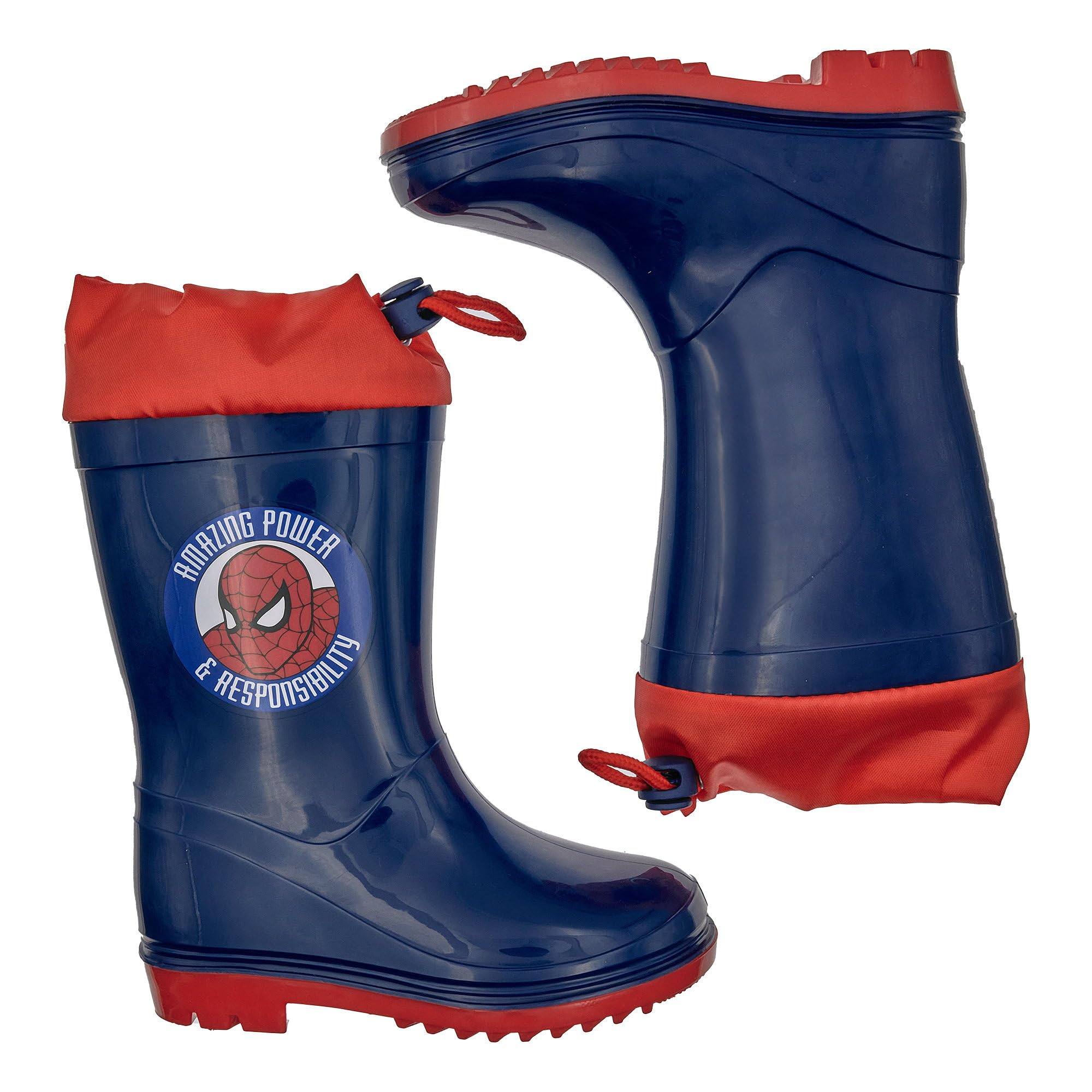 Chicco, Stivali Pioggia Bambino, Stivaletti Bimbo, con Simpatica Stampa di Spider Man, Comodi, Leggeri e Flessibili, Scarpe Bambino e Ragazzo, Designed in Italy