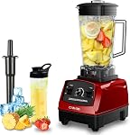 CRANDDI Professional Blender, 70oz Commercial Blender for Smoothies, 1500W Power Blender with 10 Speeds Control for Home, Self-Cleaning,YL-010 Black New