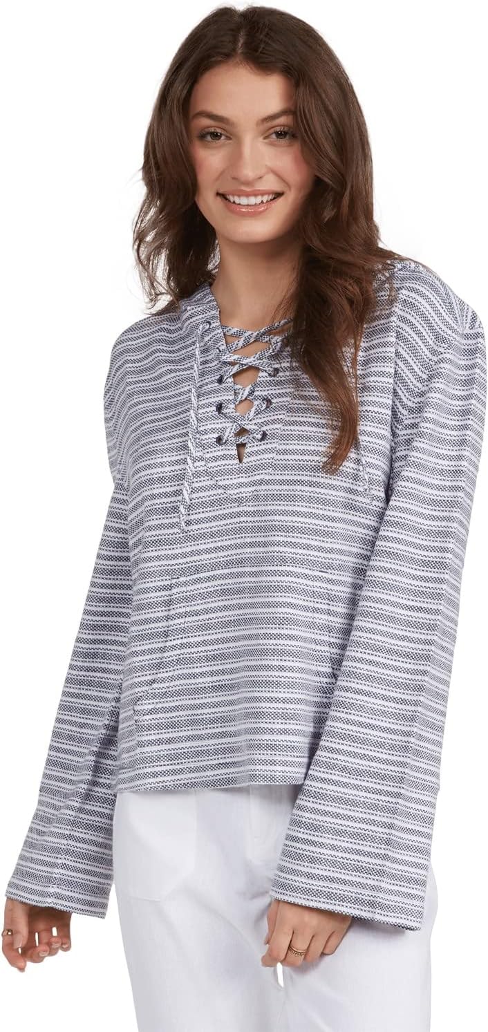 Roxy Women's Cabo Trip Lace Up Long Sleeve Top
