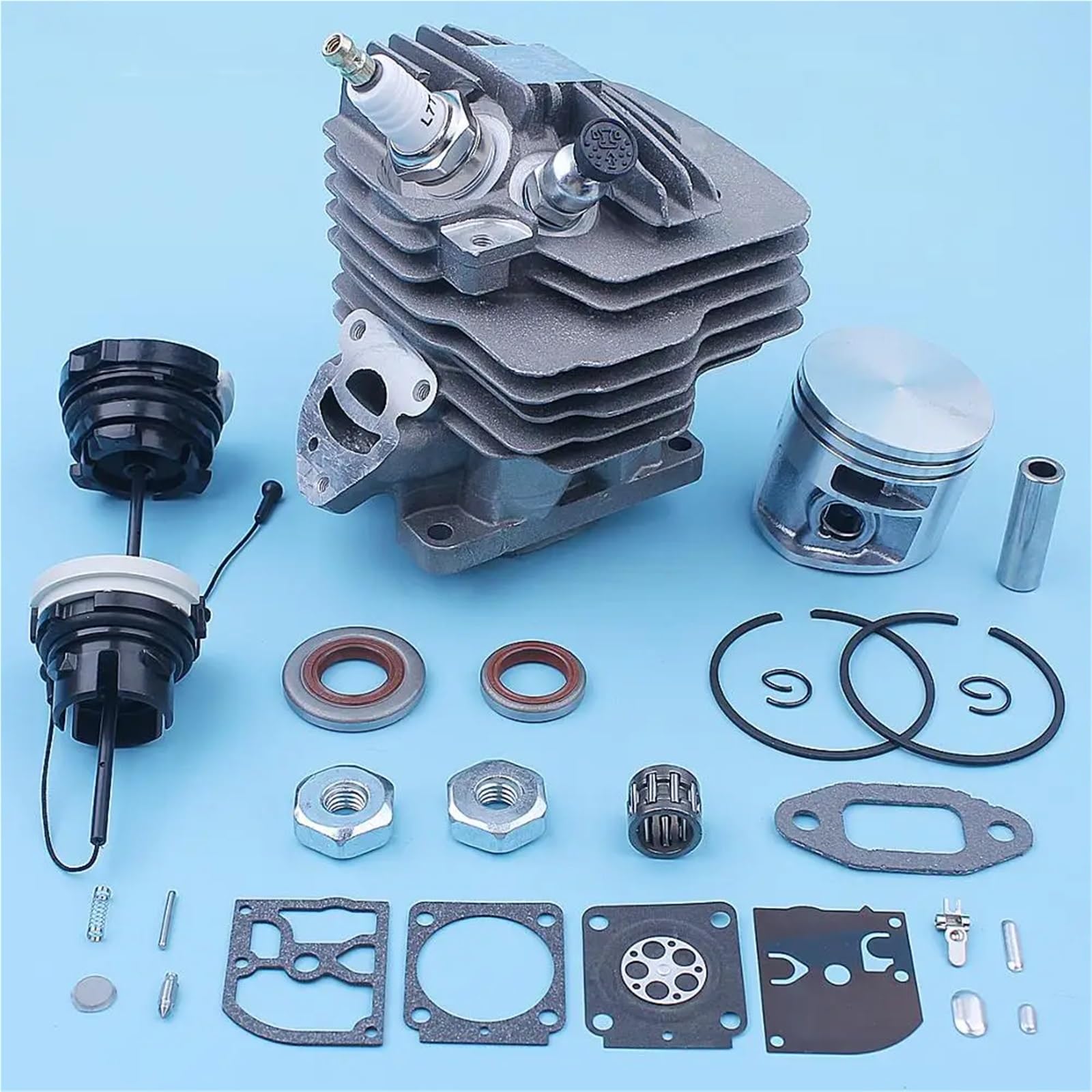 Puyen One Color Cylinder Piston Oil Seal Carb Kit For S//T//I//H//L Ms261 Ms 261 Ms261c Chainsaw 44.7Mm 1141 020 1200