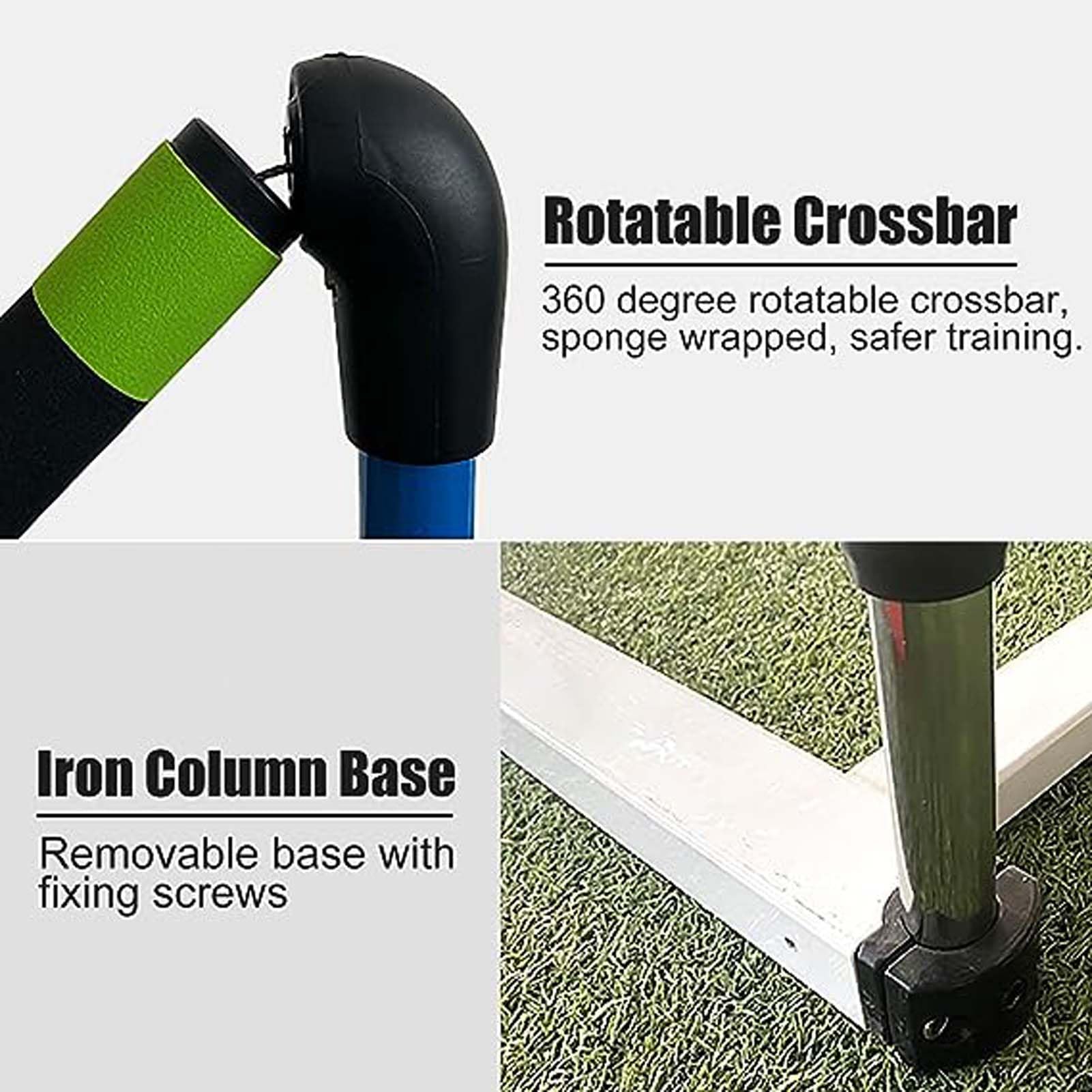 Attrezzatura per la Pratica Sportiva con Ostacoli Regolabili – velocità e Allenamento pliometrico per Fitness – per Atletica Leggera Indoor/Outdoor/Scuola Superiore/Scuola Media