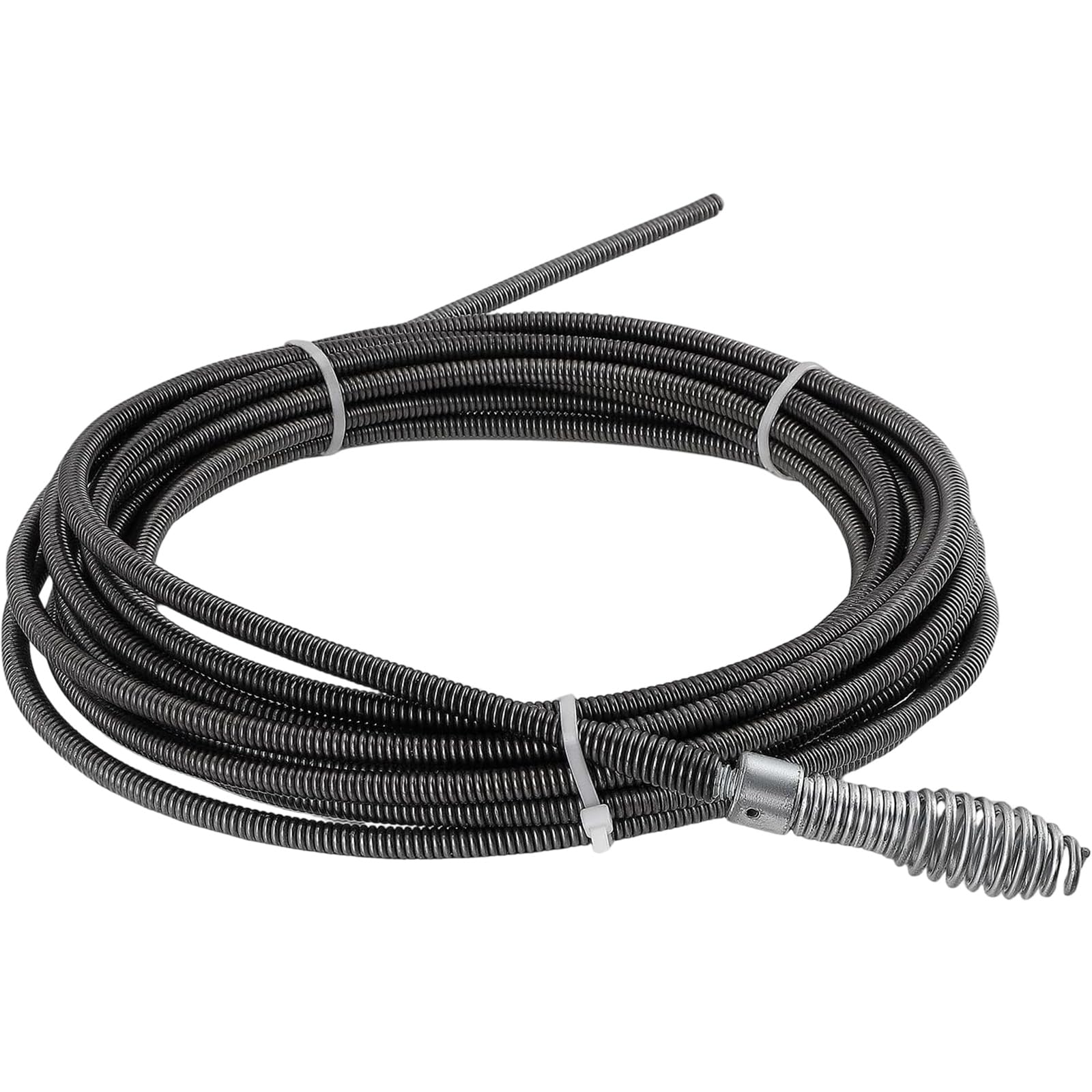 Reinforced Corkscrew Drainage Cable for Quick Removal of Clogs in Sinks Tubs and Showers Sink Drain Cleaner