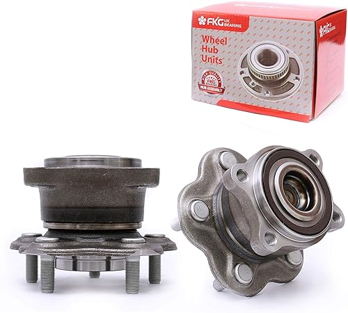 FKG 512388 - Conjunto de cubo de rodamiento de rueda trasera para Nissan Altima 07-18, Nissan Maxima 09-18, Nissan Pathfinder 13-16 (excepto 4WD),