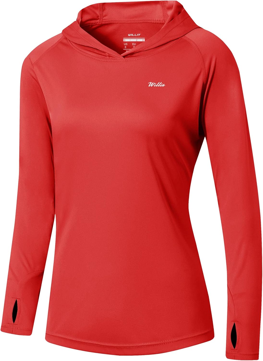 Willit Women's UPF 50+ Sun Protection Hoodie SPF Shirt Long Sleeve Hiking Fishing Outdoor Shirt Lightweight Hoodie