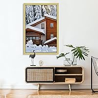 Vista 91 de Dark Brown 12x18 Frame Set of 3 - Rustic Woodgrain 12 x 18 Poster Frame with Plexiglass for Wall Gallery Display, 12x18 Picture Frame for Puzzles