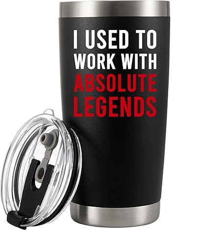 Vaso aislado al vacío "I Used To Work With Absolute Legend", regalo de despedida para compañeros de trabajo, regalos de jubilación para abuela,