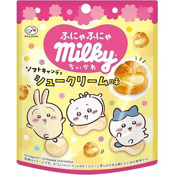 Fujiya Anime Chiikawafuyabu Milky Sugar Cream Flavor 1.1 oz 32 g x 10 Bags