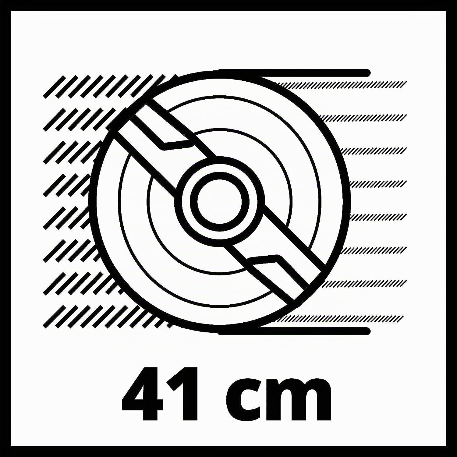 Einhell Cortacésped con batería GP-CM 36/41 Li-Solo | PXC | 36 V | 41 cm de ancho de corte | hasta 500 m² | Brushless | cesto 50 l | altura corte 25 a 75 mm | sin batería