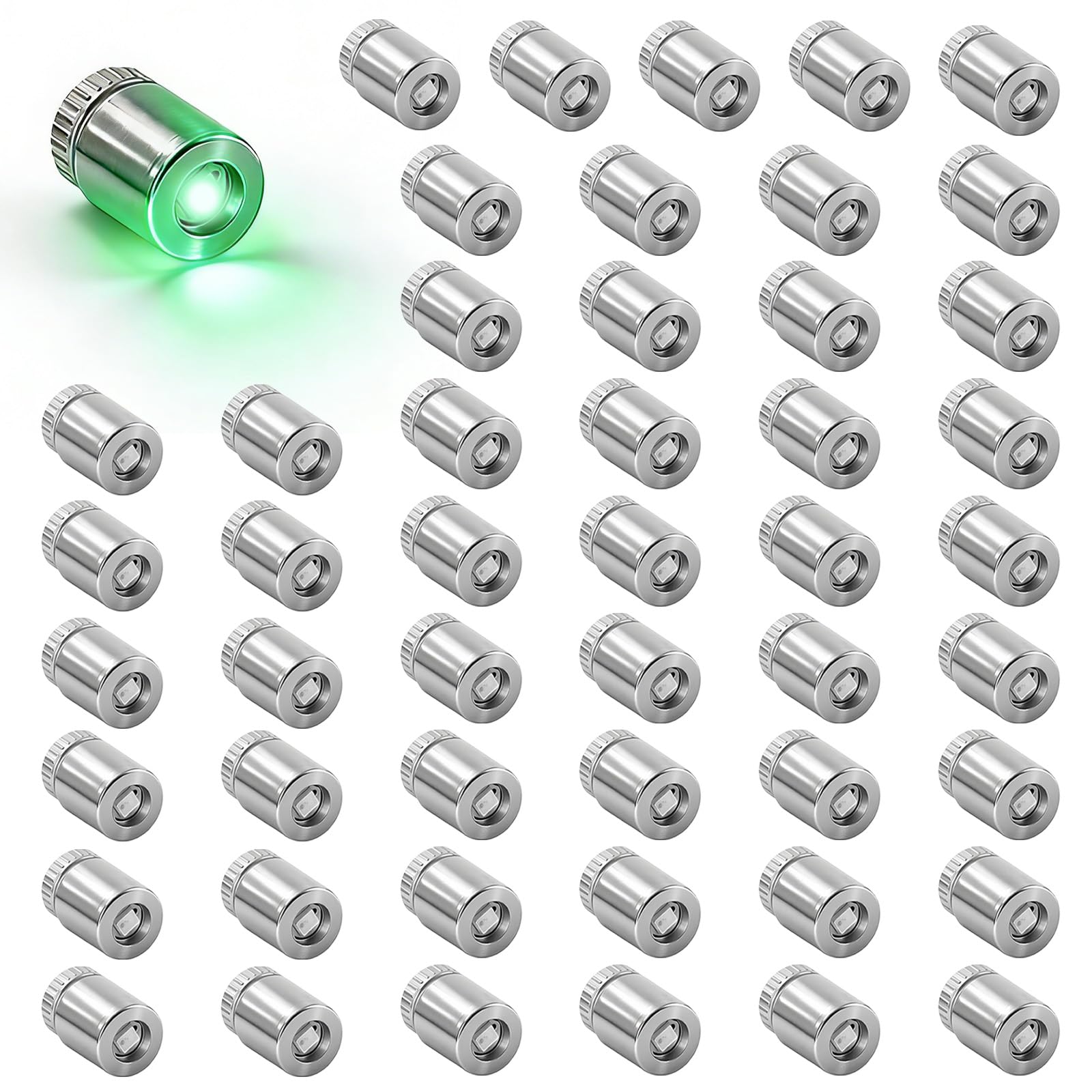 Richaa 50PCS Mini Led Lights,Small Led Lights, Mini Light for Craft, Artwork Painting, Showcase Display Small Decoration Dollhouse Accessories