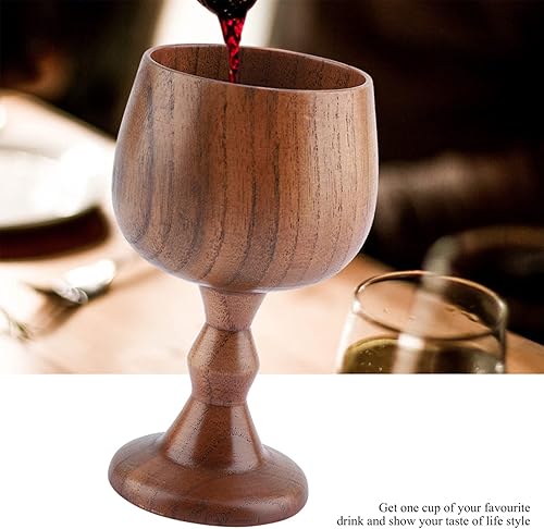 Miniatura 3 de Copa de vino tinto de madera, copa de vino de madera, copa de santo grial, copa de cáliz, copa de cáliz de madera maciza, copa de comunión para el