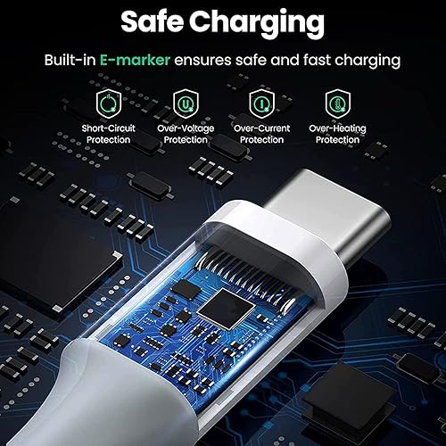 Miniatura 4 de Cargador para MacBook Pro, 130 W, USB-C de 2 puertos, potente cargador rápido y compacto para MacBook ProMacBook Air M1 M2, iPad Pro, iPhone 1413