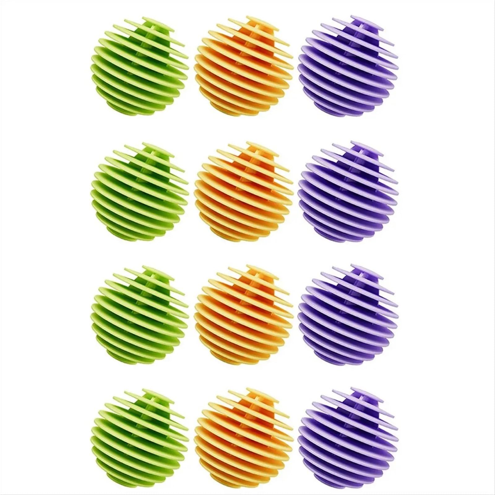 Waschkugel 12-teiliger Wäscheball-Reinigungsball, nur Trommelwaschmaschine, Waschen von Kleidung, Anti-Tangling-Ball | Drum Washing Machine Only Washing Clothes Anti-Tangling Ball