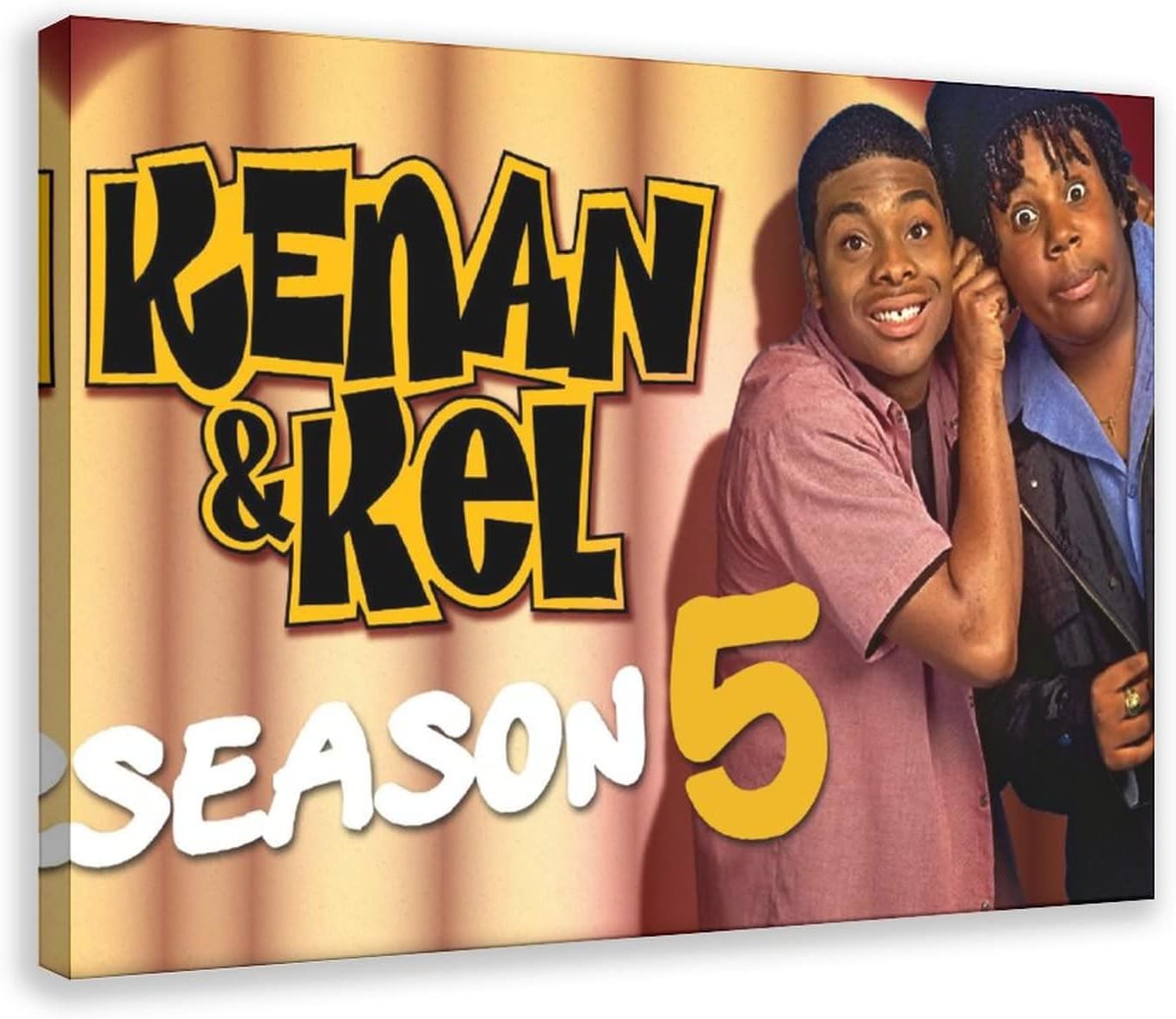 MSRV Kenan & Kel Season-5 Poster Canvas Poster Wall Art Decor Print Picture Paintings for Living Room Bedroom Decoration Frame: 24x36inch(60x90cm)