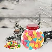 Vista 4 de Luxshiny Bolas de bebida de Navidad, 5 unidades, bombillas para botellas de agua, bolas de alcohol, tarros de dulces transparentes, cajas
